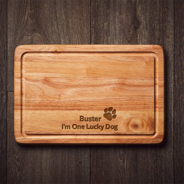 Personalised Dog Food Feeding Board, Dog food Licking Mat Raw Dog Feeding Board